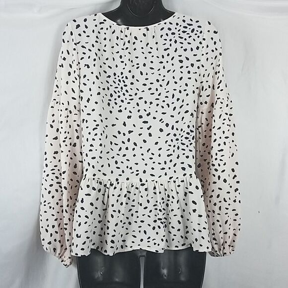 Modcloth Flow with the Punches Spotted Shirt XXS - Picture 5 of 6